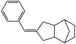 オクタヒドロ-2-(フェニルメチレン)-4,7-メタノ-1H-インデン 化学構造式