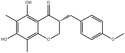 甲基麦冬黄烷酮 B 结构式
