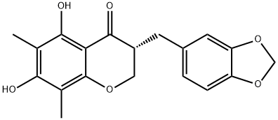 麦冬高异黄酮A, 74805-92-8, 结构式