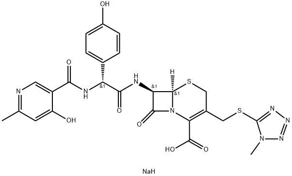 Cefpiramide sodium Structure
