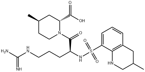 アルガトロバン（異性体混合物） 化学構造式