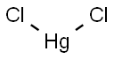 ジクロロ水銀(II) 化学構造式