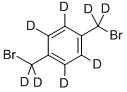 Α,Α′‐ジブロモ‐P‐キシレン‐D8 化学構造式