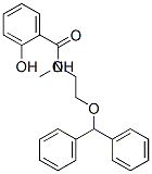 ジフェンヒドラミンサリチル酸塩 化学構造式