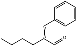 2-苯亚甲基己醛 结构式