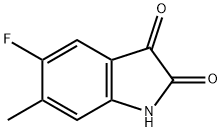 5-氟-6-甲基靛红 结构式