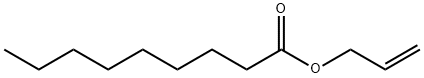 ノナン酸アリル 化学構造式