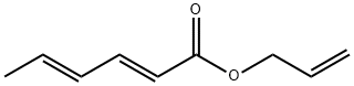 ソルビン酸アリル 化学構造式