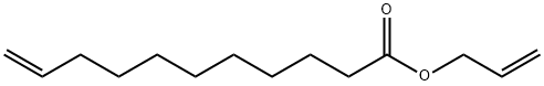 10-十一碳烯酸烯丙酯, 7493-76-7, 结构式