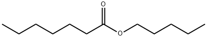 庚酸戊酯 结构式