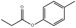 プロピオン酸4-メチルフェニル 化学構造式