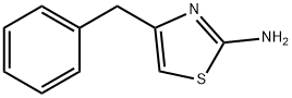 4-ベンジル-1,3-チアゾール-2-アミン 化学構造式