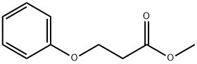3-フェノキシプロピオン酸メチル 化学構造式