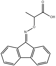 2-(9-Fluorenylideneaminooxy)propionic acid Structure