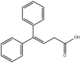 4,4-ジフェニル-3-ブテン酸 化学構造式