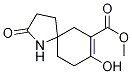 1-Azaspiro[4.5]dec-7-ene-7-carboxylic acid, 8-hydroxy-2-oxo-, Methyl ester Struktur