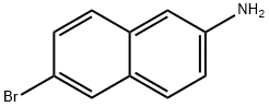 2-アミノ-6-ブロモナフタレン 化学構造式