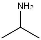 イソプロピルアミン 化学構造式