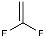 ビニリデンジフルオリド 化学構造式