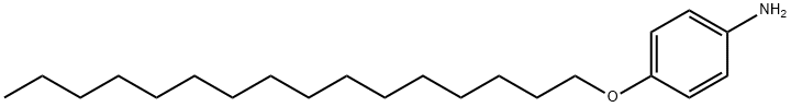 P-ヘキサデシクロキシアニリン 化学構造式