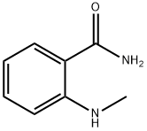 2-メチルアミノベンズアミド 化学構造式