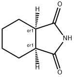 顺式环己-1,2-二甲酰亚胺, 7506-66-3, 结构式