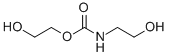 2-ヒドロキシエチルカルバミド酸2-ヒドロキシエチル 化学構造式