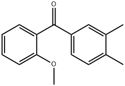 3,4-DIMETHYL-2'-METHOXYBENZOPHENONE Structure