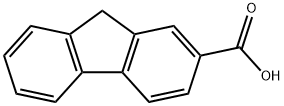 9H-芴-2-羧基 酸, 7507-40-6, 结构式