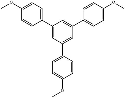 4,4′′-ジメトキシ-5′-(4-メトキシフェニル)-1,1′:3′,1′′-テルフェニル 化学構造式