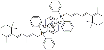 [3-methyl-5-(2,6,6-trimethyl-1-cyclohexen-1-yl)-2,4-pentadienyl]triphenylphosphonium sulphate|