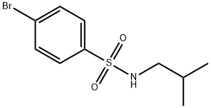 4-溴-N-异丁基苯磺酰胺, 7510-83-0, 结构式