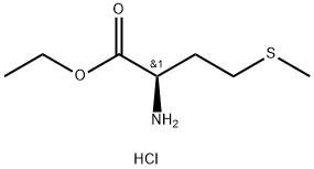 D-蛋氨酸乙酯盐酸盐 结构式