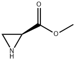 (S)-アジリジン-2-カルボン酸メチル 化学構造式