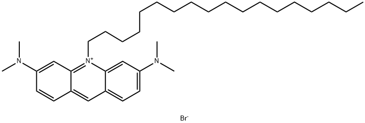 10-十八烷基丫啶橙溴, 75168-16-0, 结构式