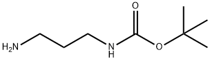 N-叔丁氧羰基-1,3-丙二胺, 75178-96-0, 结构式