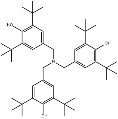 4,4',4''-[nitrilotris(methylene)]tris[2,6-bis(1,1-dimethylethyl)phenol] Structure