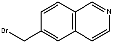 6-(溴甲基)异喹啉 结构式
