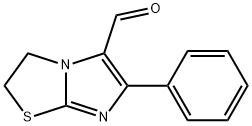 6-苯基-2,3-二氢咪唑[2,1-B] 噻唑-5-甲醛, 75224-64-5, 结构式