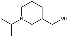 (1-イソプロピルピペリジン-3-イル)メタノール 化学構造式
