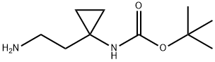 tert-Butyl (1-(2-aminoethyl)cyclopropyl)carbamate Struktur