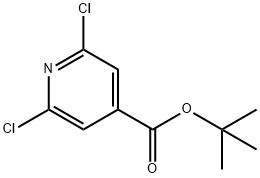 2,6-二氯异烟酸叔丁基酯 结构式