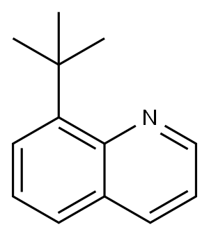 8-tert-ブチルキノリン 化学構造式
