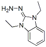 2H-Benzimidazol-2-one,1,3-diethyl-1,3-dihydro-,hydrazone(9CI) Structure
