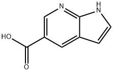 7-氮杂吲哚-5-羧酸 结构式