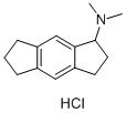 1,2,3,5,6,7-Hexahydro-N,N-dimethyl-s-indacen-1-amine hydrochloride Structure