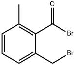 6-甲基-2-溴甲基苯甲酰溴 结构式