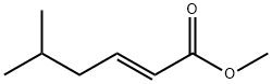 5-メチル-2-ヘキセン酸メチル 化学構造式