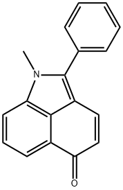 1-METHYL-2-PHENYL-BENZ[CD]INDOL-5(1H)-ONE Structure