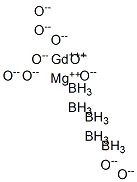メタほう酸イオン/ガドリニウム/マグネシウム,(5:1:1) 化学構造式